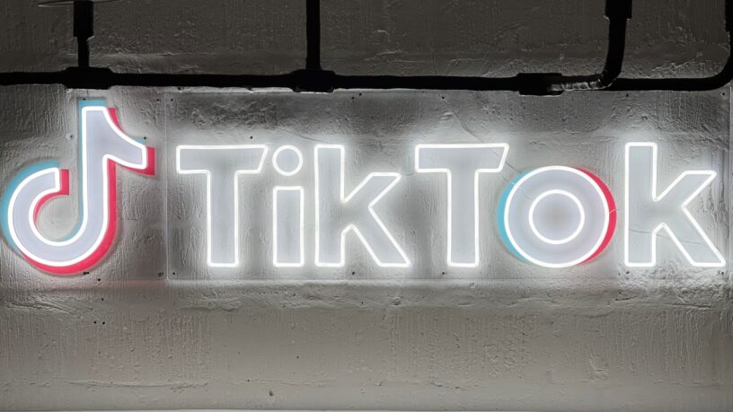 Tik Tok signage